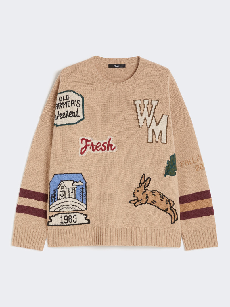 PAVIDI Wool knit oversized jumper 1
