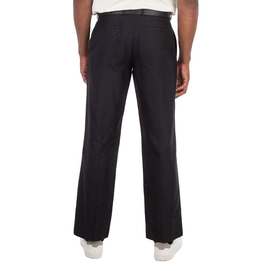 Fendi Tailored Woven Pattern Trousers - 3