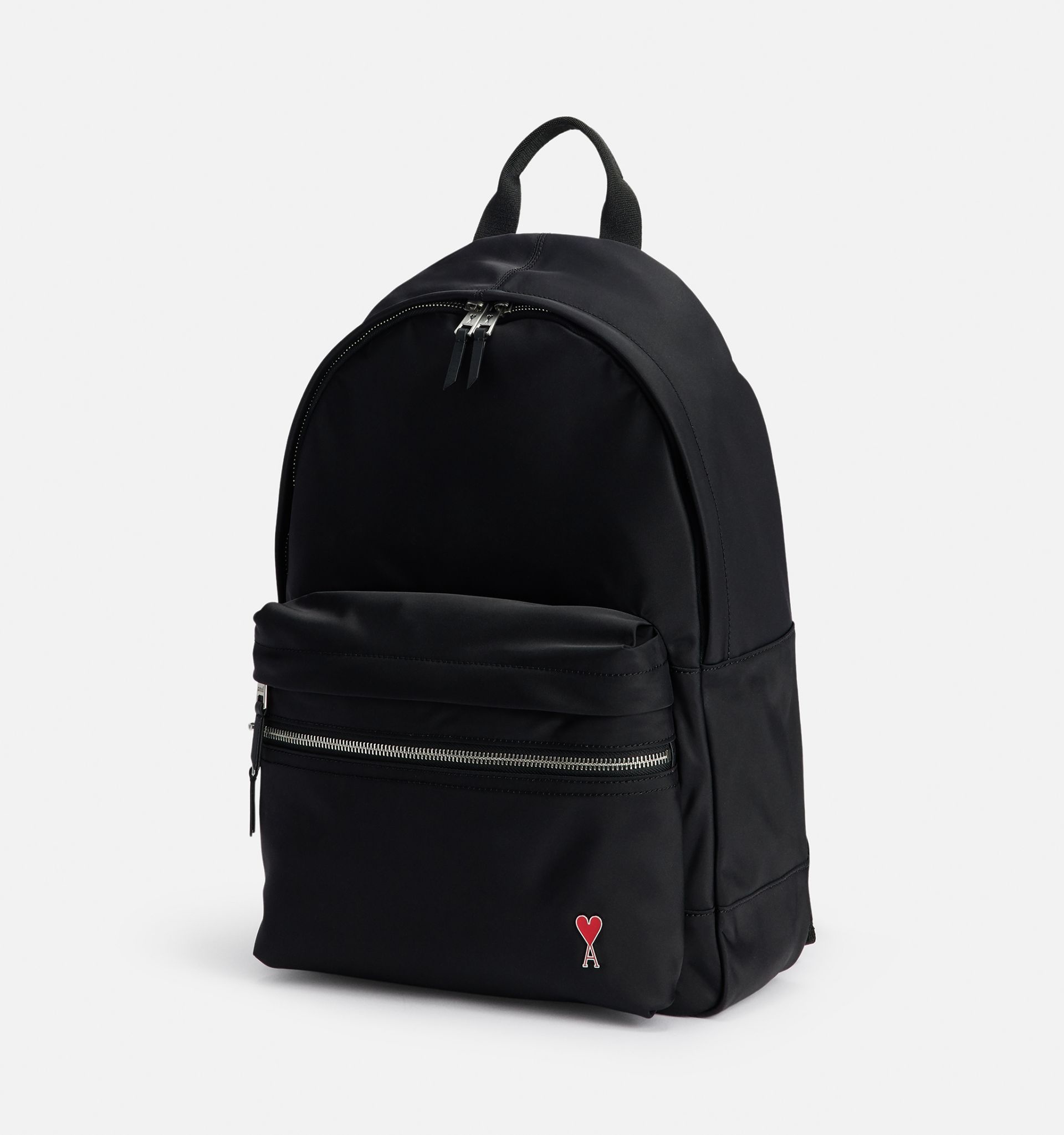 logo-plaque zip-fastening backpack - 3