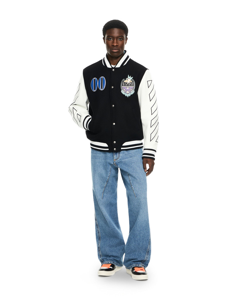 Royal Jwls Lea Wool Varsity Jkt - 1