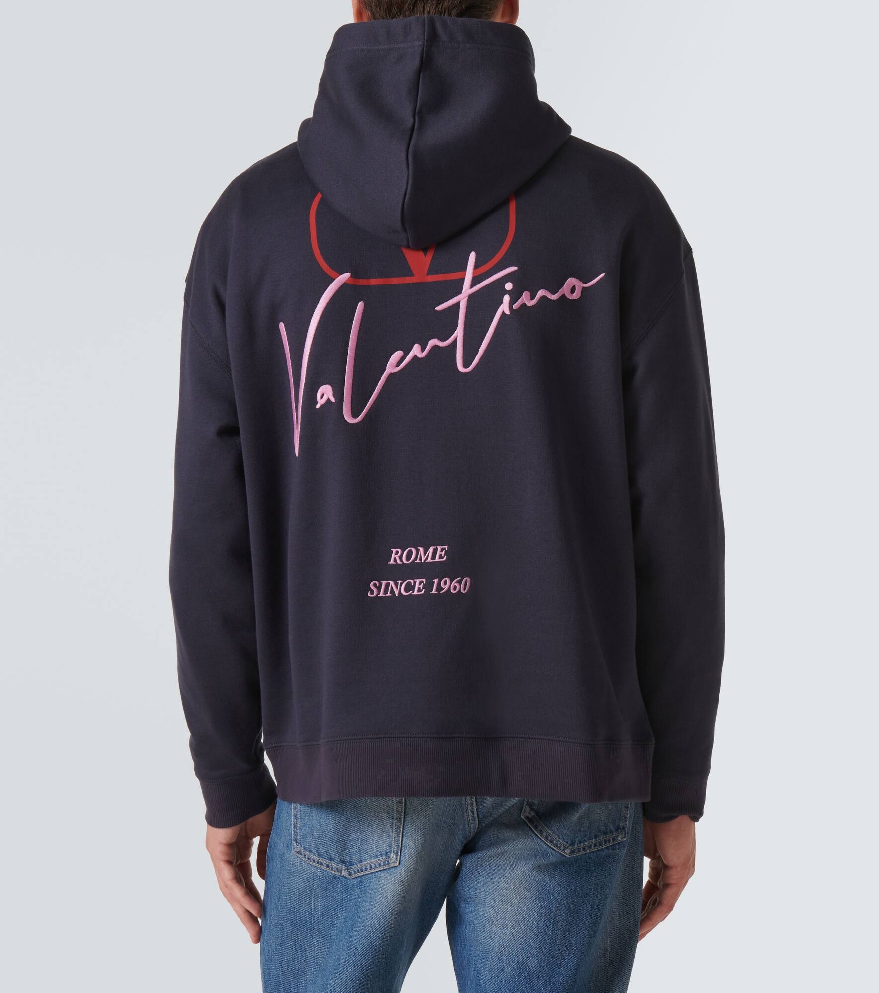 Logo cotton-blend jersey hoodie - 4