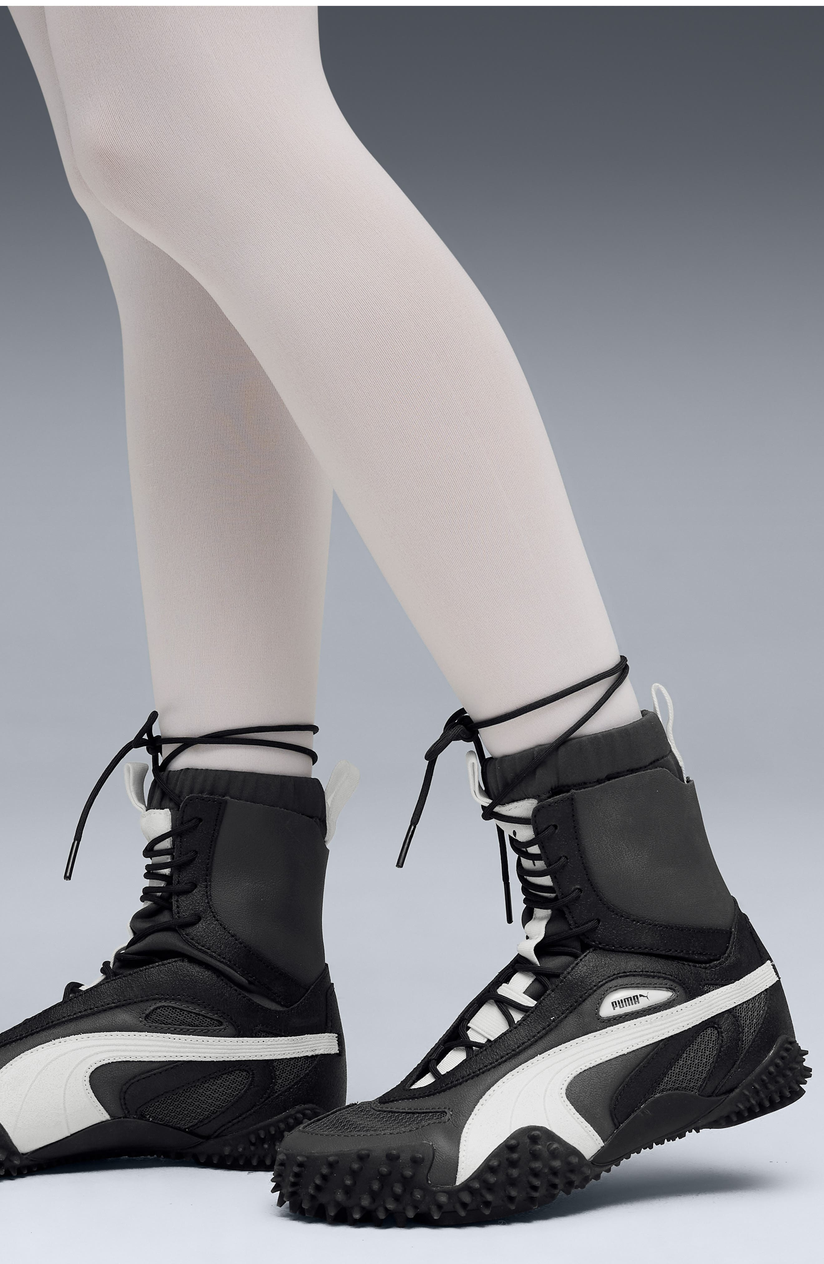 PUMA Mostro Mid Sneaker Boot in Puma Black/Puma White at Nordstrom - 2