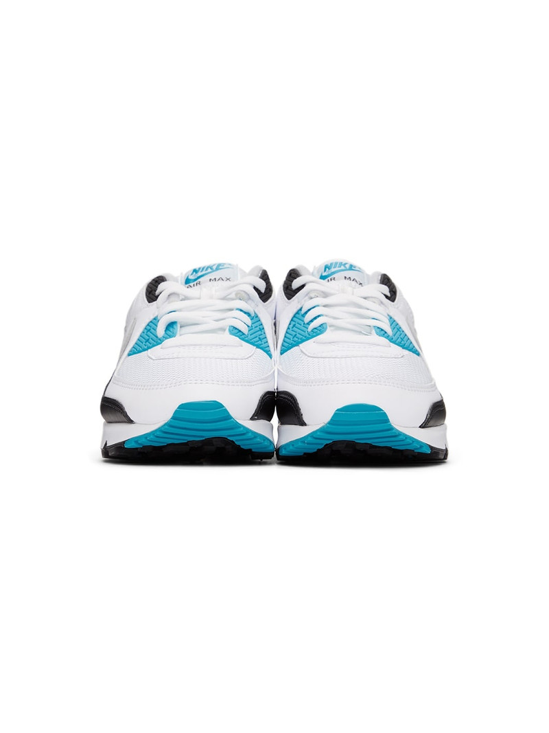 Nike White & Blue Air Max III Sneakers outlook