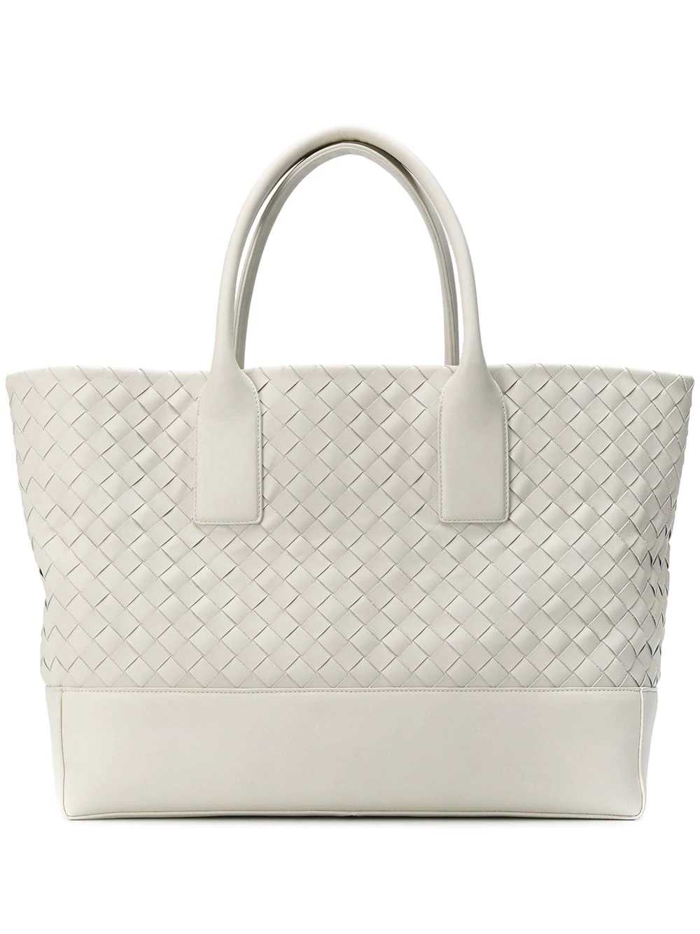 Intrecciato weave tote bag - 1