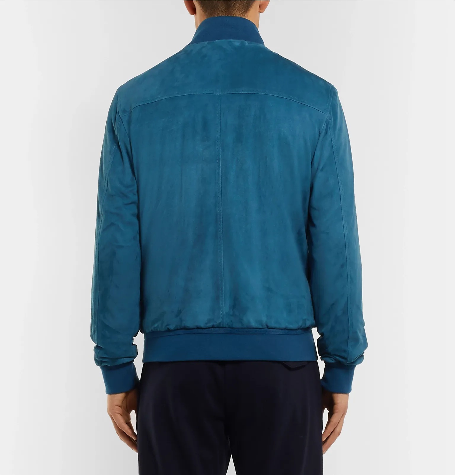 Suede Bomber Jacket - 5