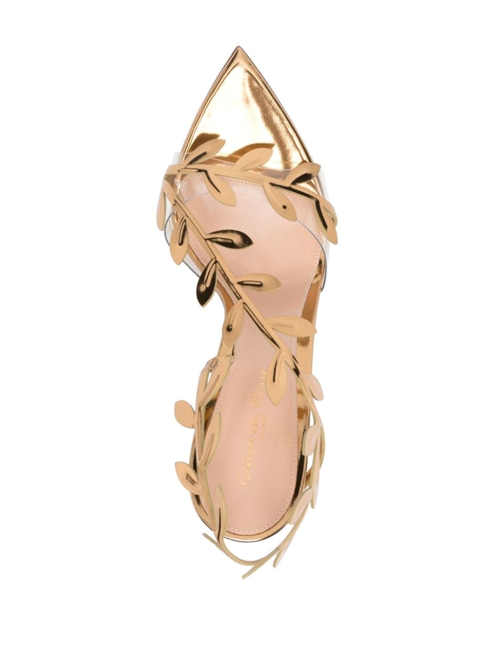 Flavia 105mm leather sandals - 4