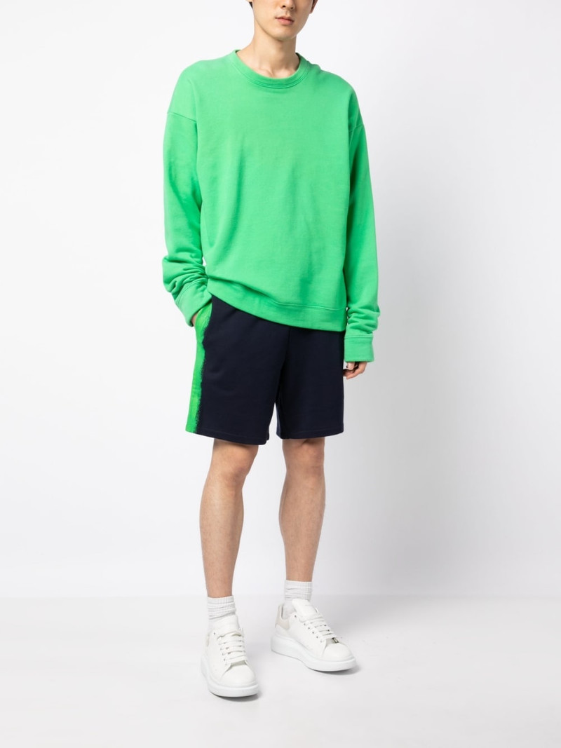 Moschino logo-print track shorts outlook