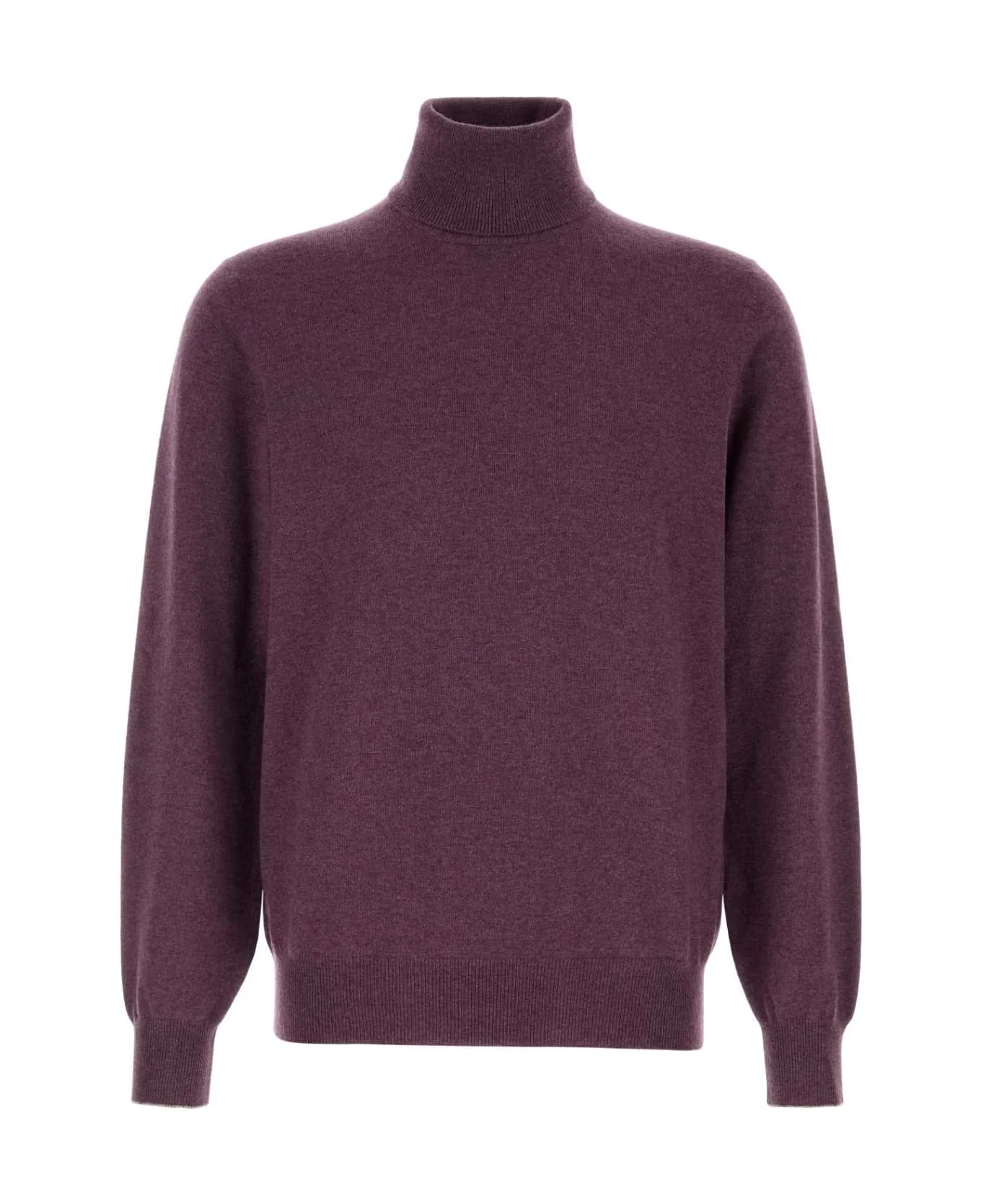 Purple Cashmere Sweater - 1