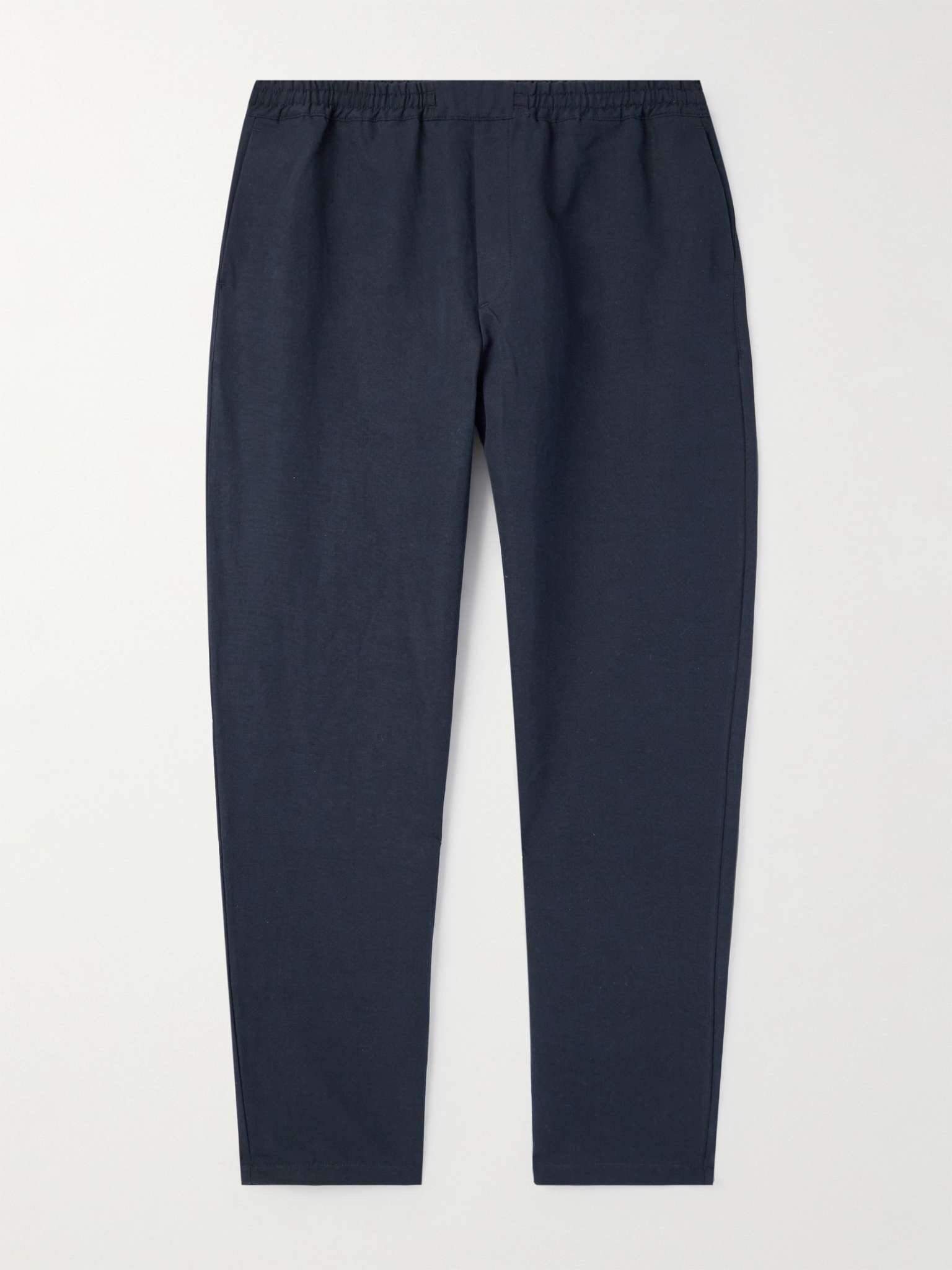 Banasa Straight-Leg Cotton and Linen-Blend Trousers - 1