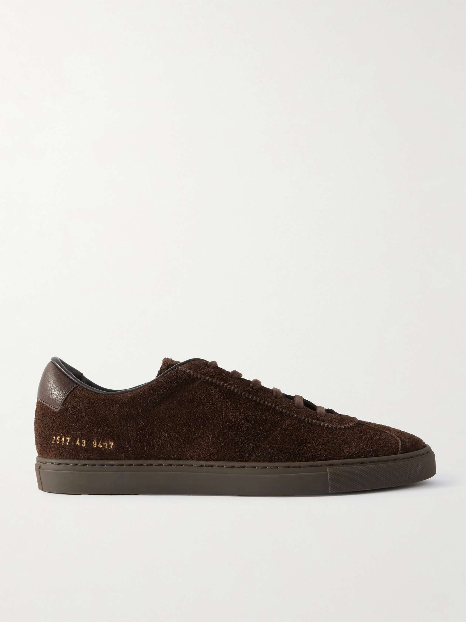 Field Trainer Brushed-Suede Sneakers - 1