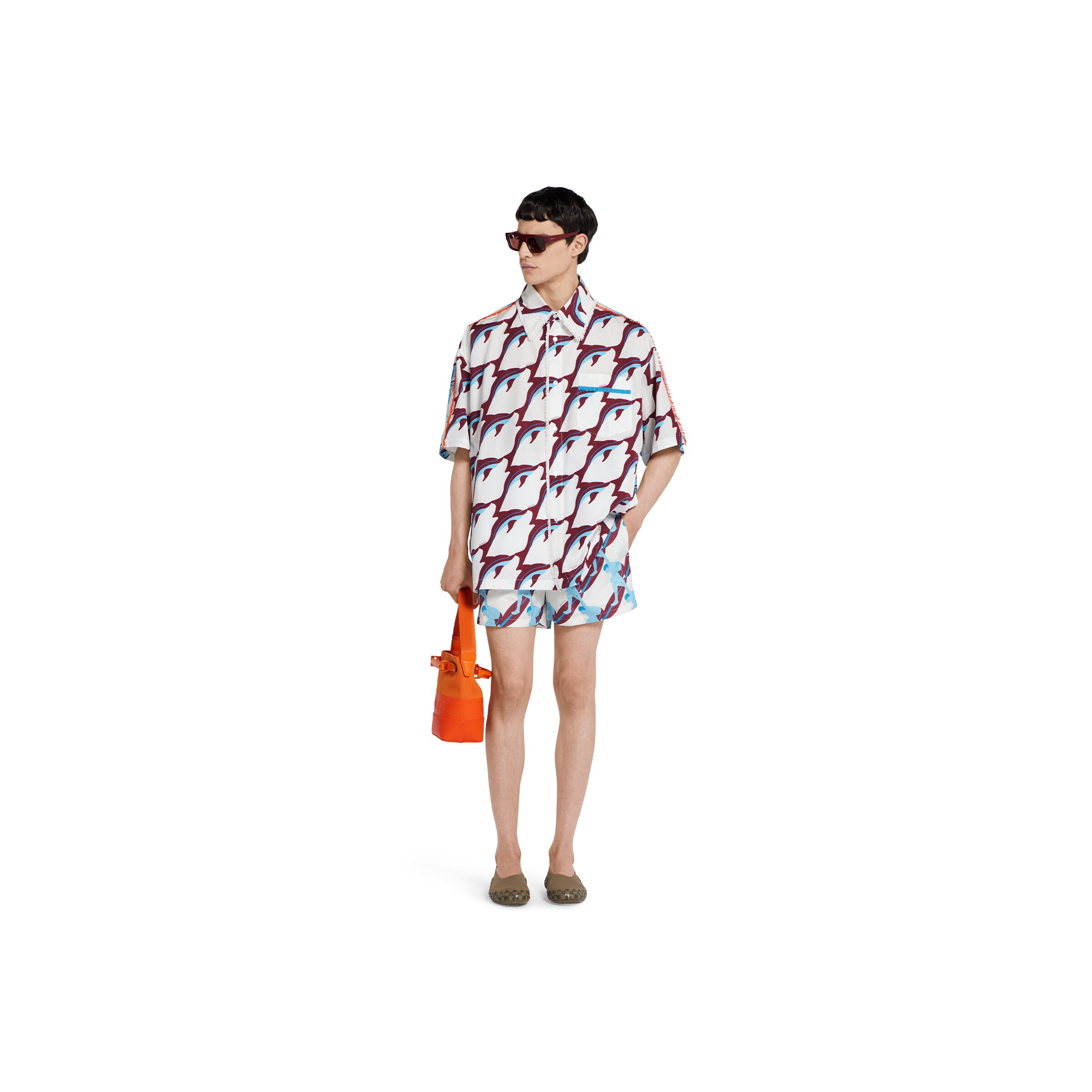 Printed light cotton shirt - 2