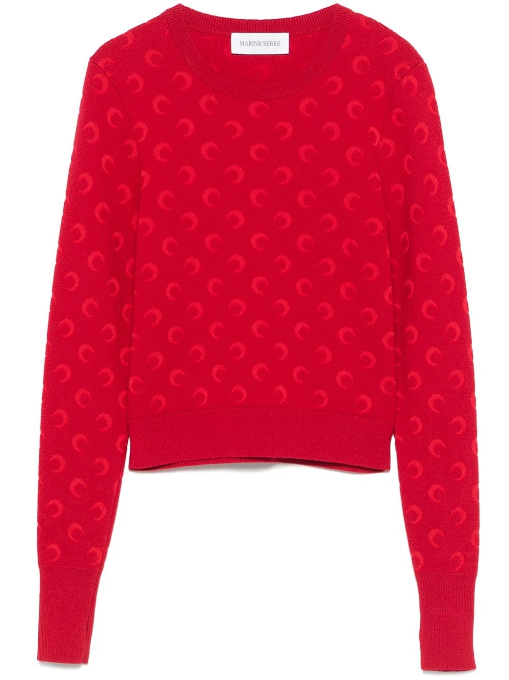 Moon-jacquard sweater - 1