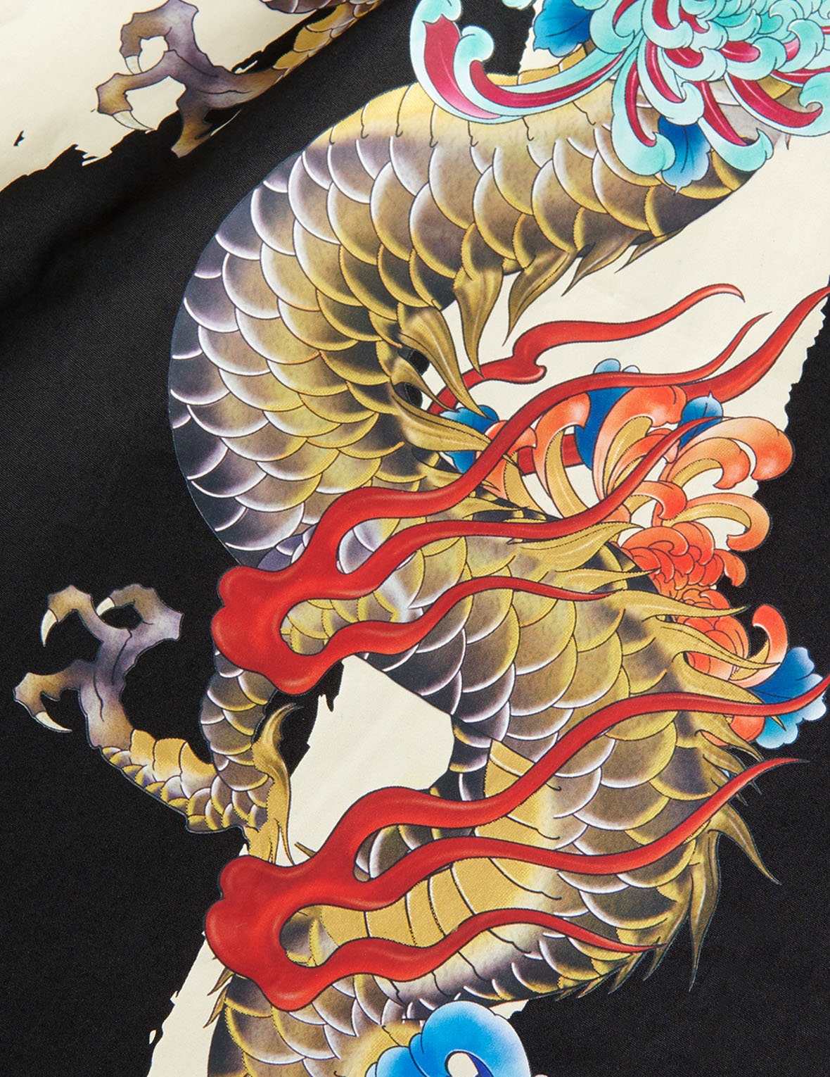 JAPANESE DRAGON DAICOCK FOIL PRINT KAMON BOXER SHORTS - 3