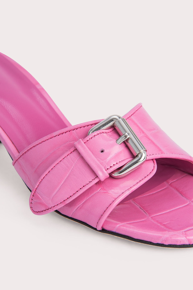 Elton Lipstick Maxi Croco Embossed Leather 6