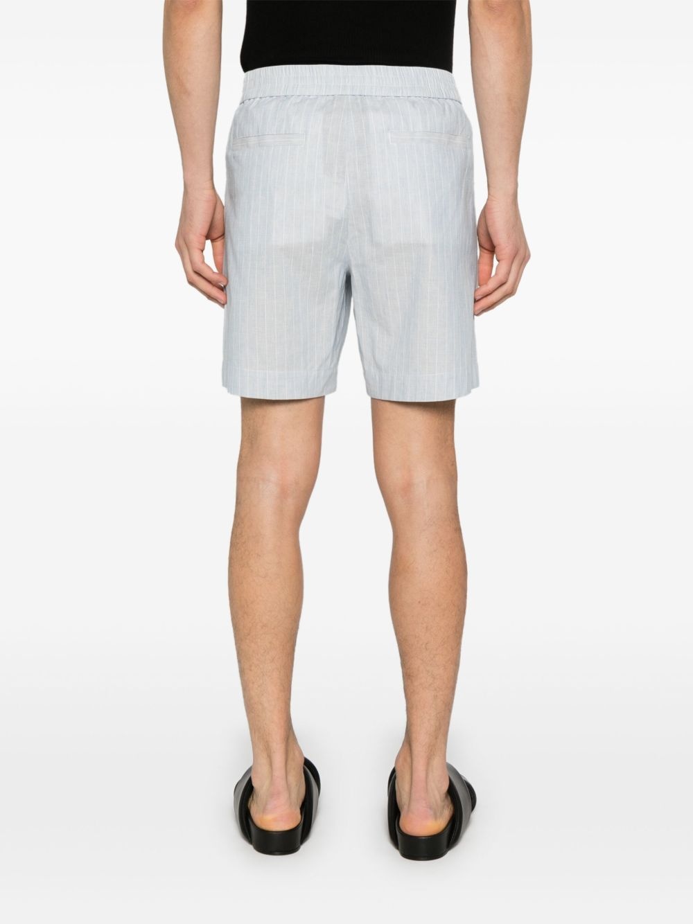 pinstriped shorts - 4