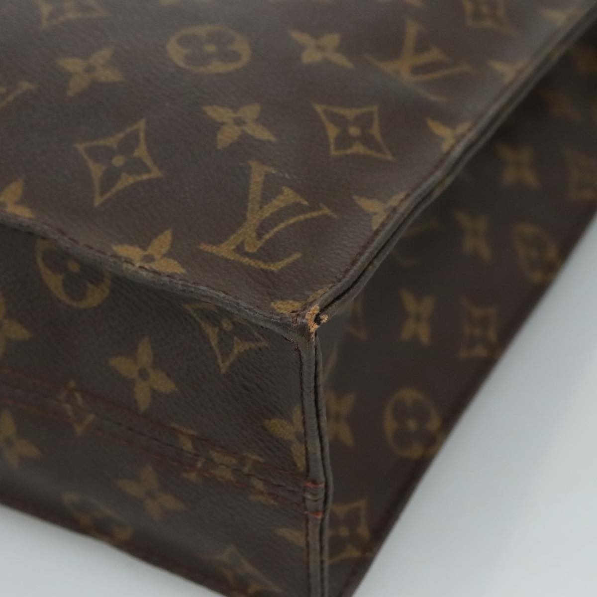 LOUIS VUITTON Monogram Sac Plat Hand Bag M51140 - 9