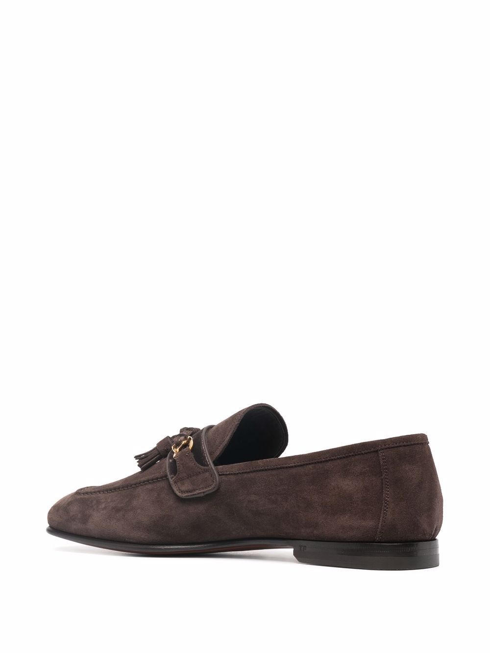 suede tassel loafers - 3