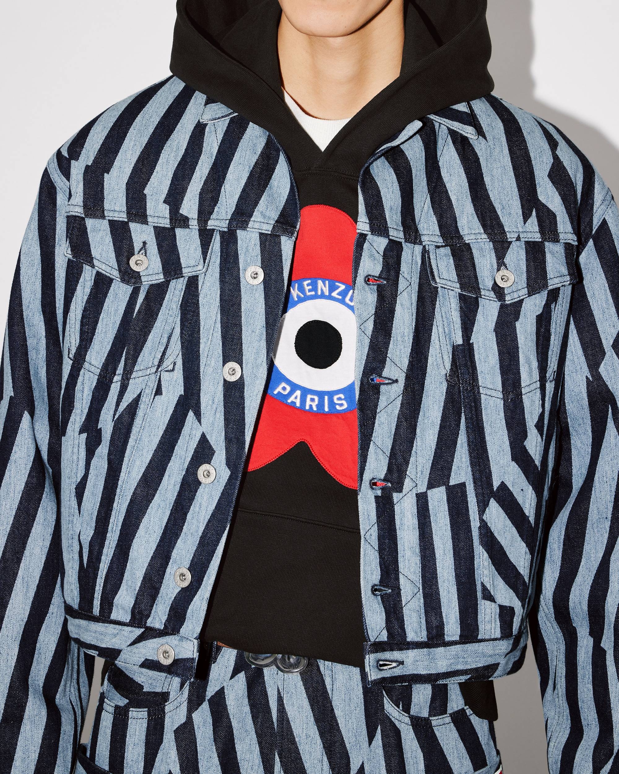 KENZO Dazzle Stripe trucker jacket - 6