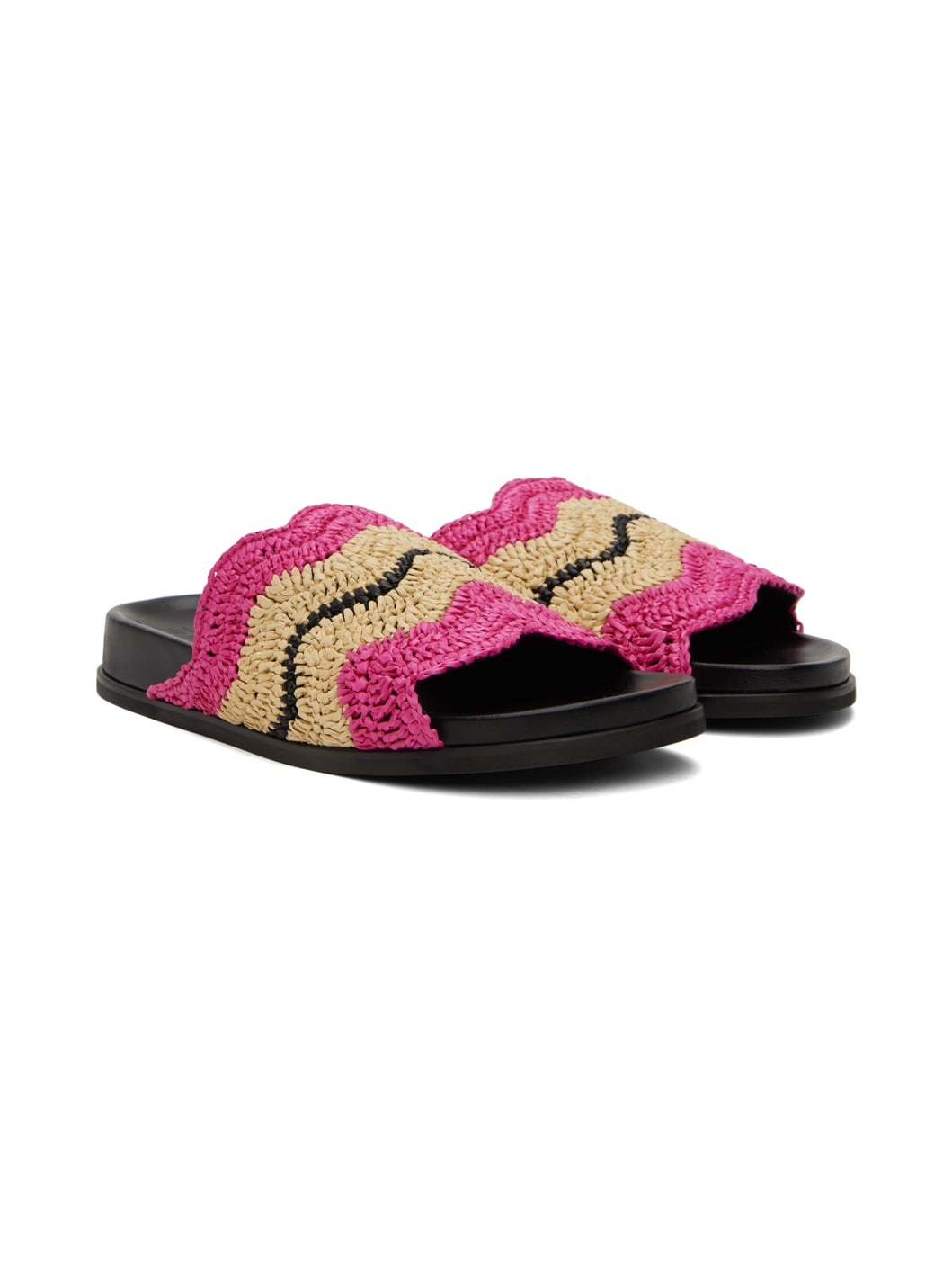 Pink & Beige No Vacancy Inn Edition Fussbett Sandals - 4