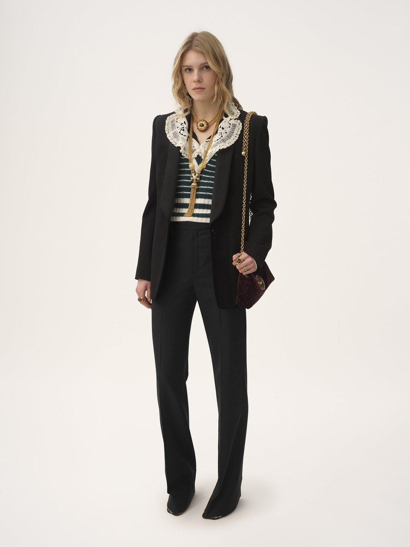 BOYISH TAILORED PANTS IN WOOL GRAIN DE POUDRE 3