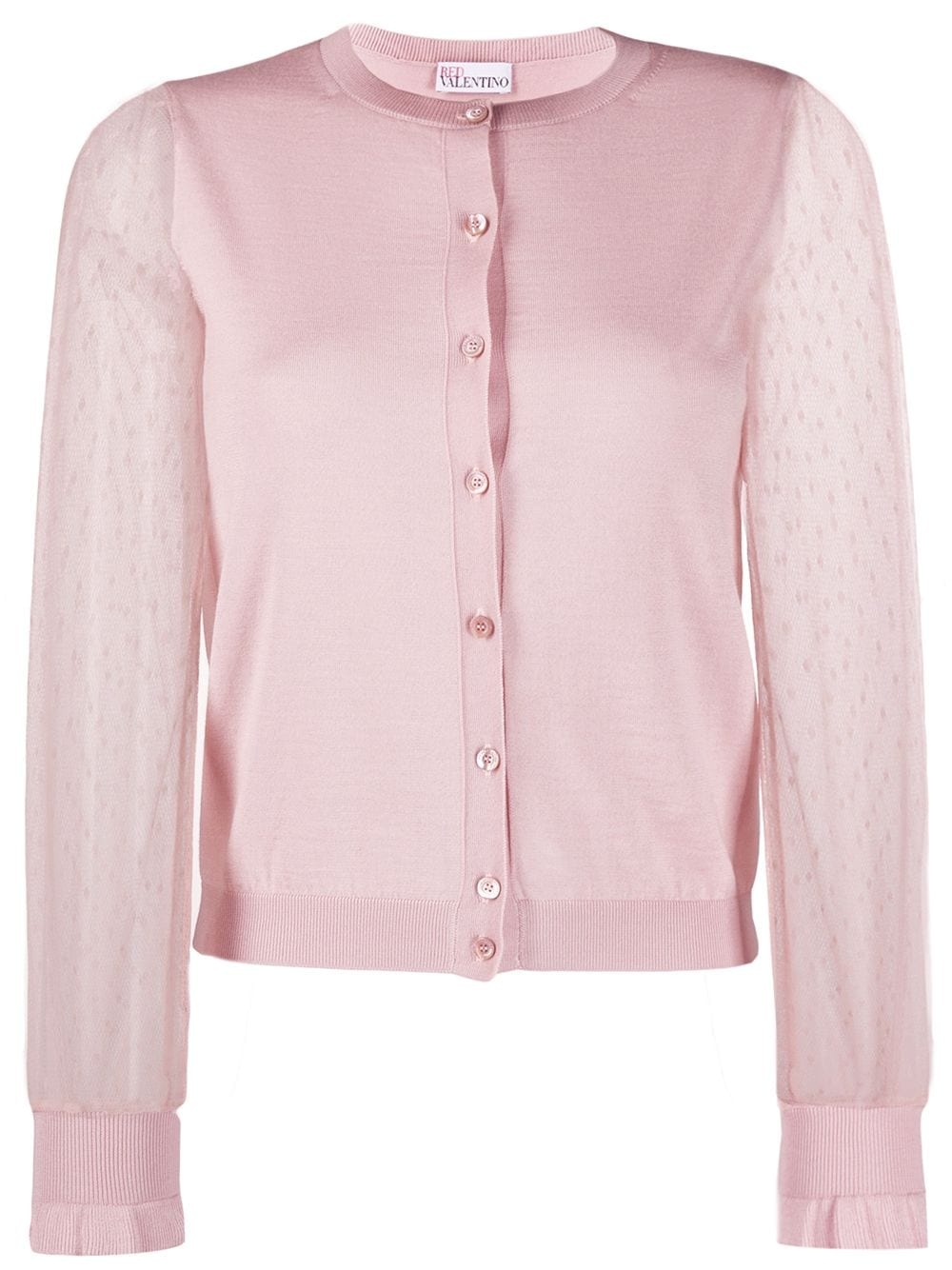 point d'Esprit tulle cardigan - 1