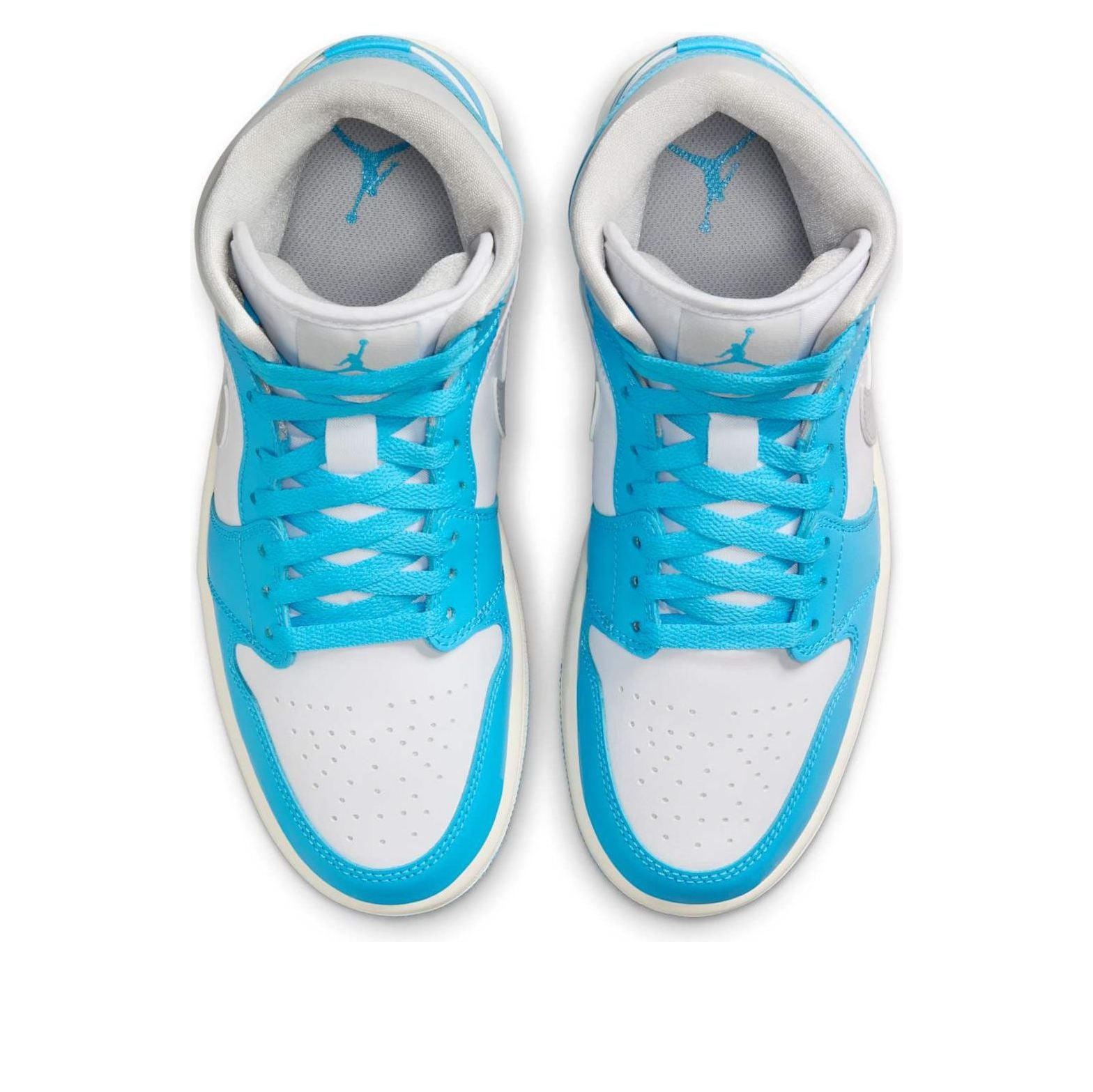 (WMNS) Air Jordan 1 Mid 'Dark Powder Blue' BQ6472-400 - 4