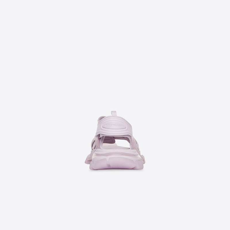 BALENCIAGA Women's Track Clear Sole Sandal in Purple outlook