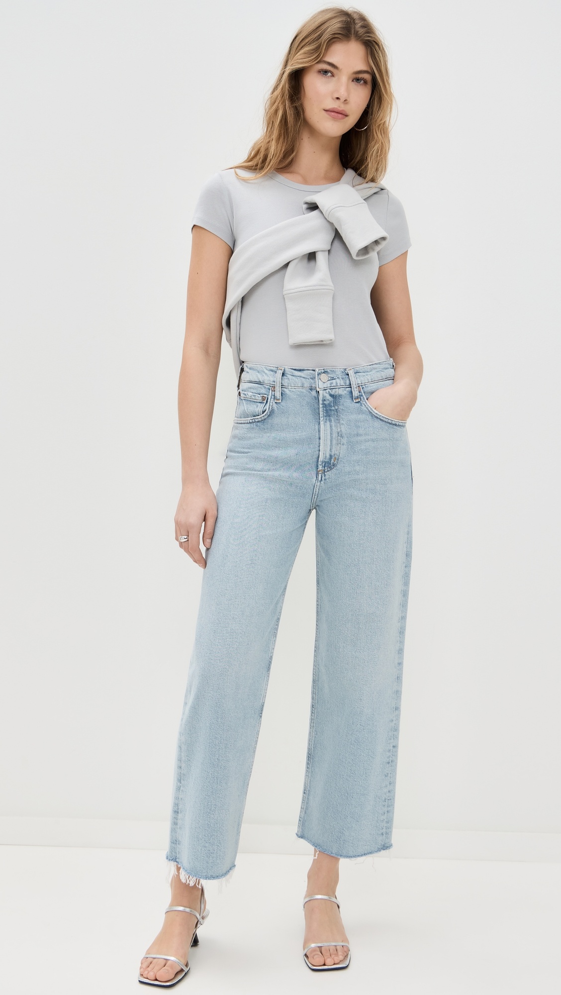 Ren: High Rise Wide Leg Jeans - 4