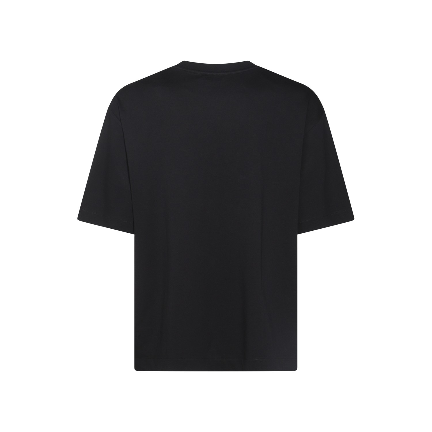 BLACK COTTON T-SHIRT - 2