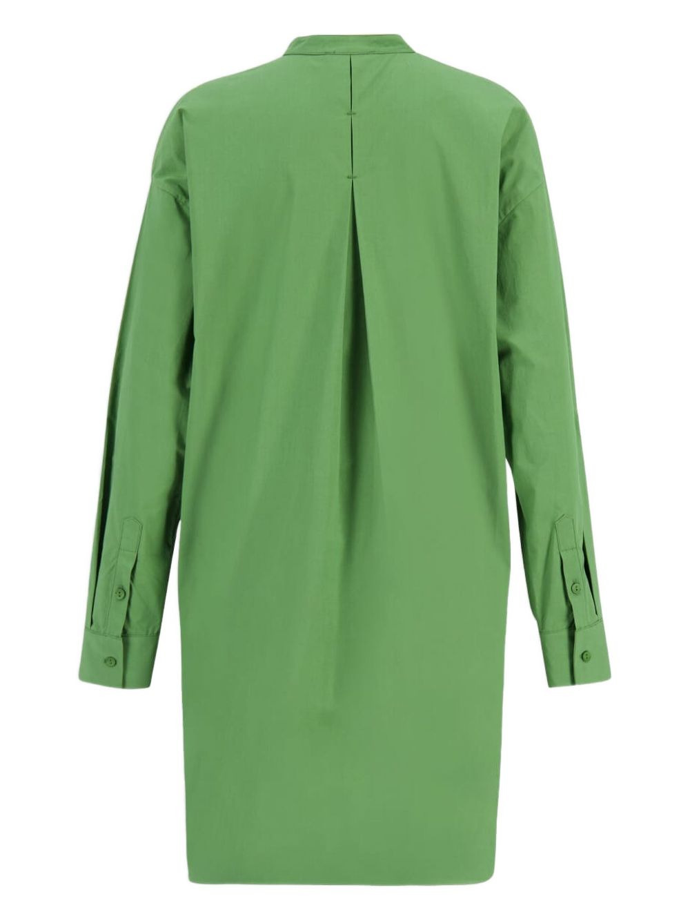 Popover long-sleeve mini shirt dress - 2