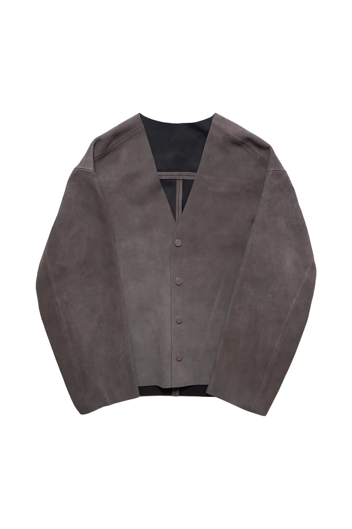 Entire Studios Minimal Leather Jacket Loden - 1