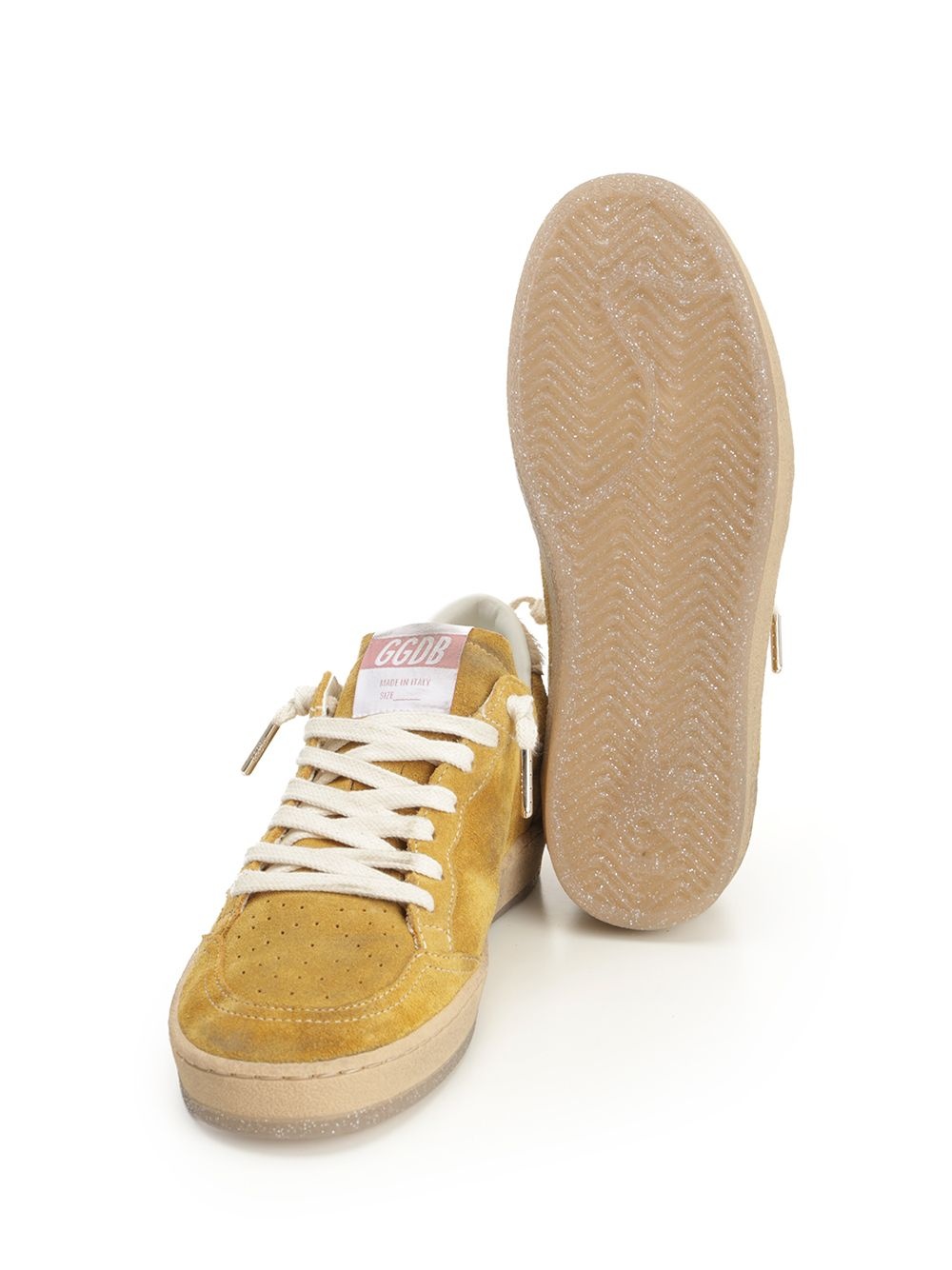 Ballstar Suede Upper Leather Star Horsy Heel Sneakers Multicolor - 5