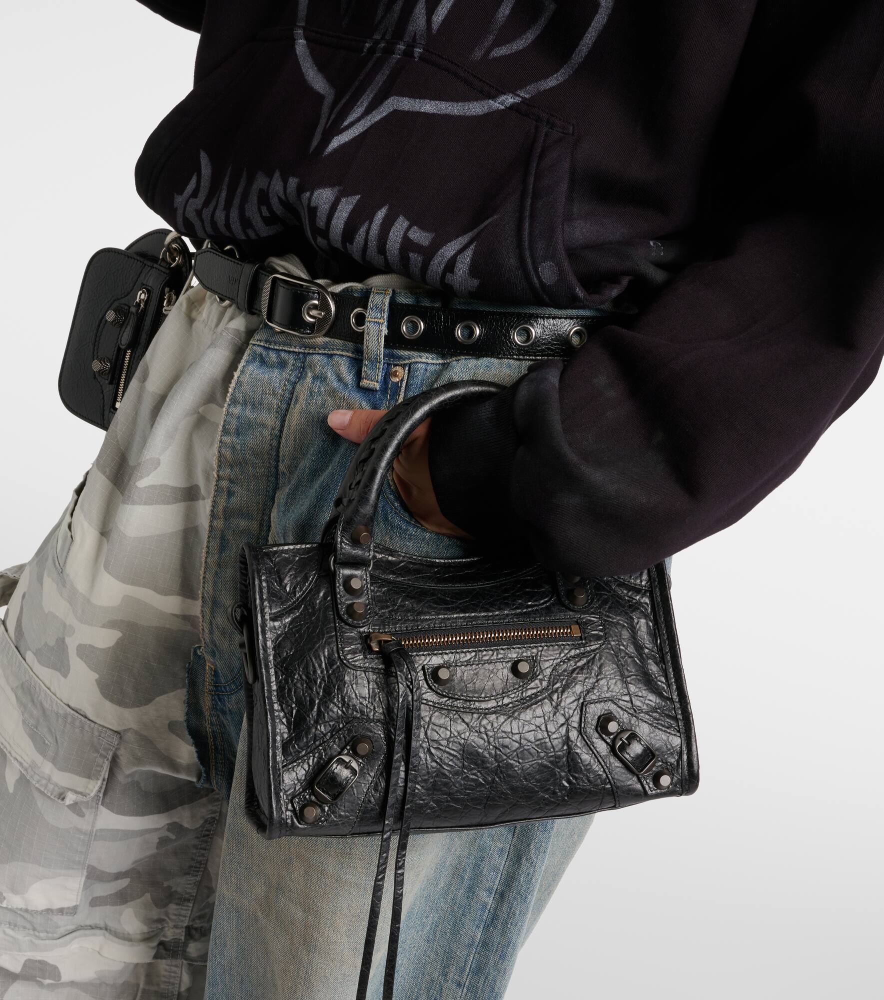 Le City Mini leather shoulder bag - 7