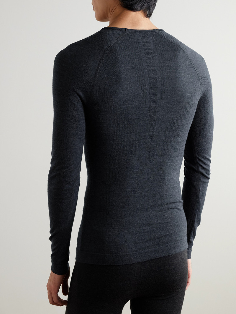 Printed Virgin Wool-Blend Ski Base Layer 4