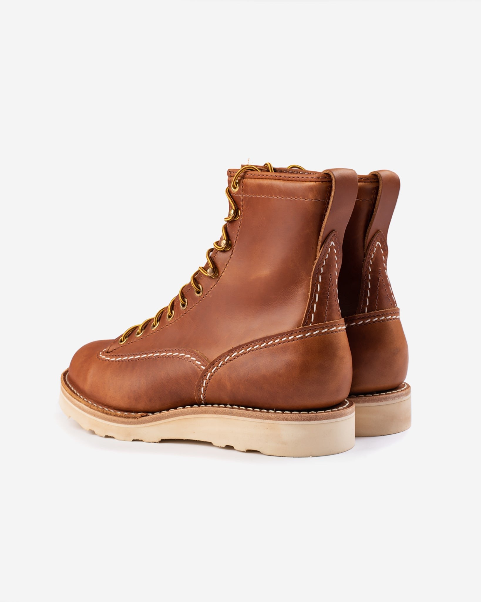 IHWE-JOU-TAN Iron Heart Int'l x Wesco® - 8" Domain Jobmaster® Boot - British Tan. The "Journeyman" - 8