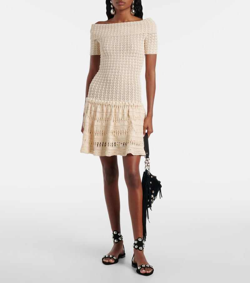 Isabel Marant Charlottega crochet minidress outlook