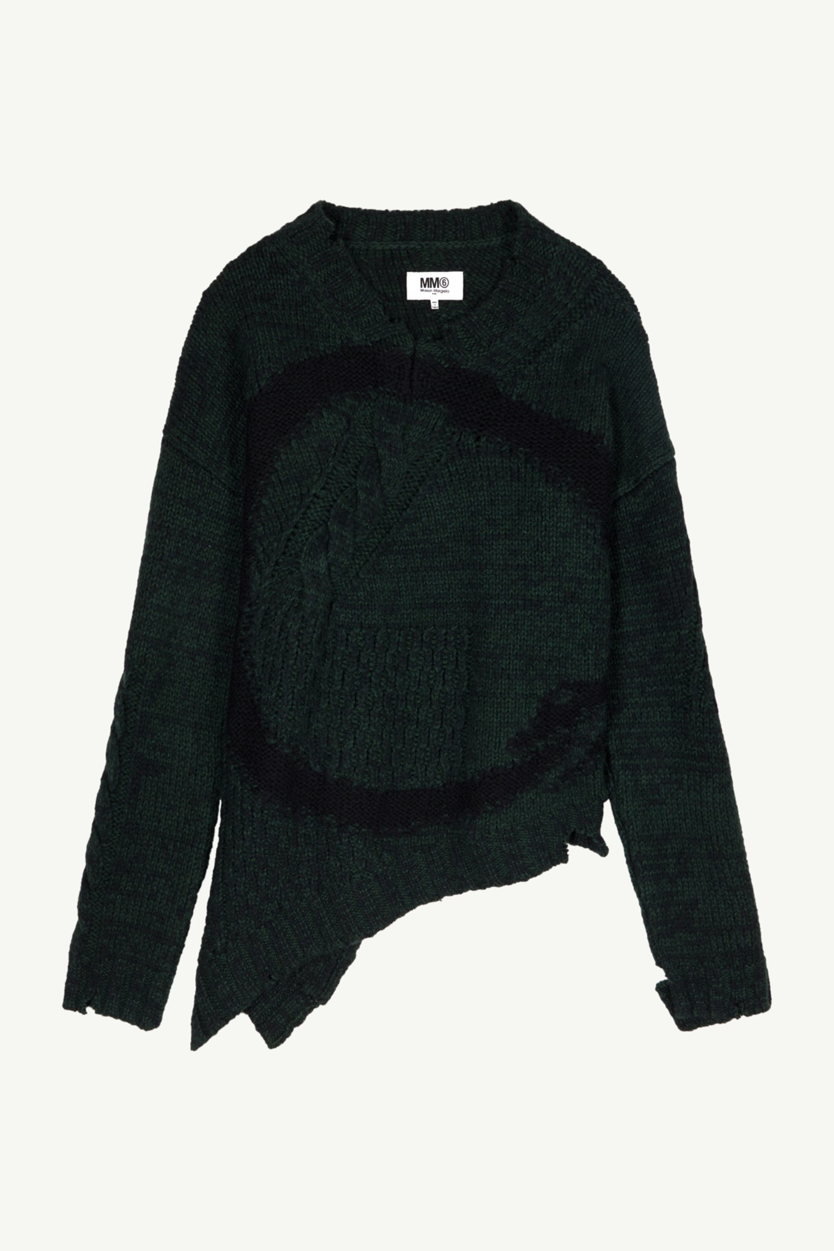 Distressed knit sweater - 1