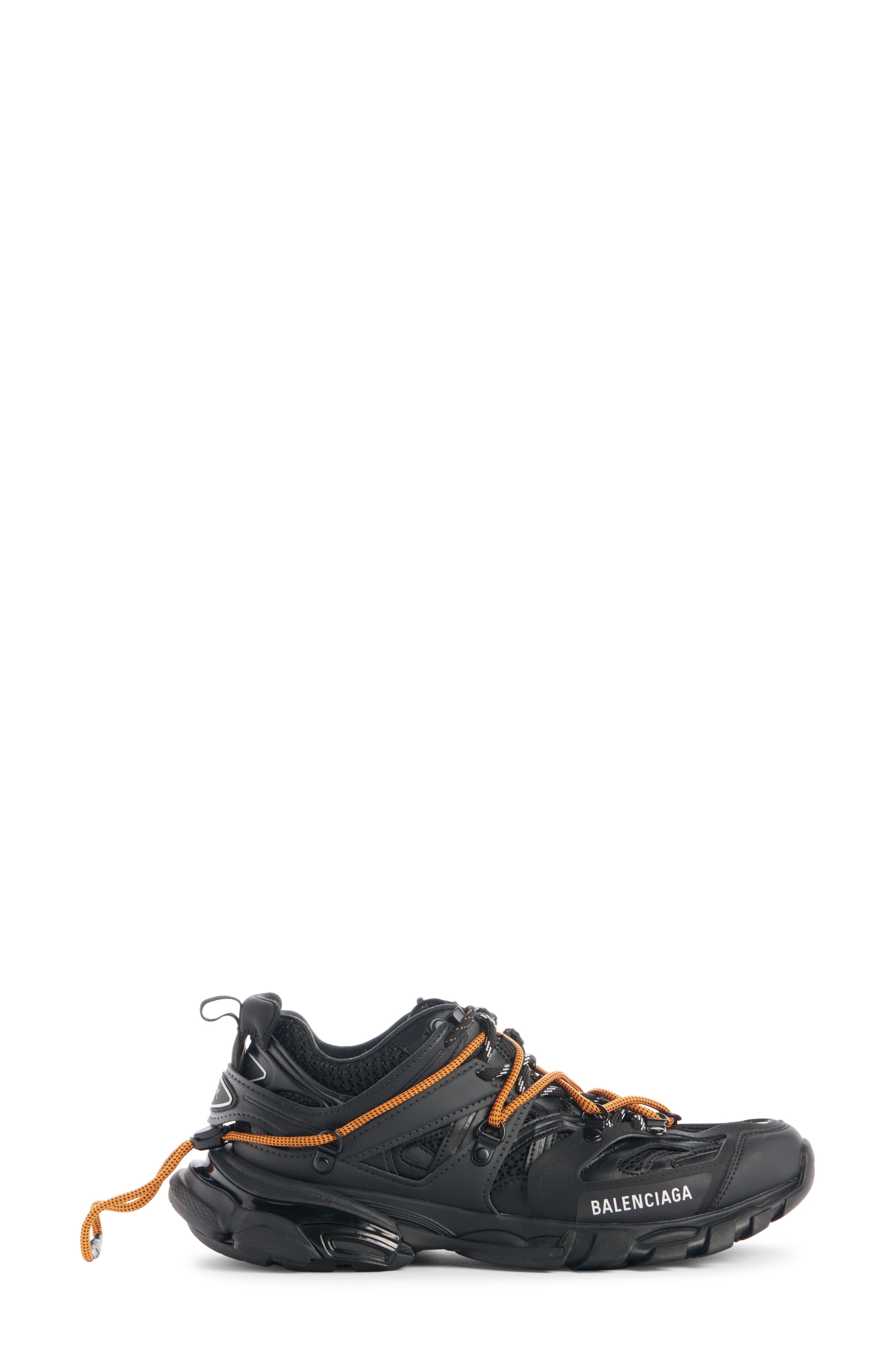 Balenciaga Track Trail Sneaker in Black /Orange at Nordstrom - 3