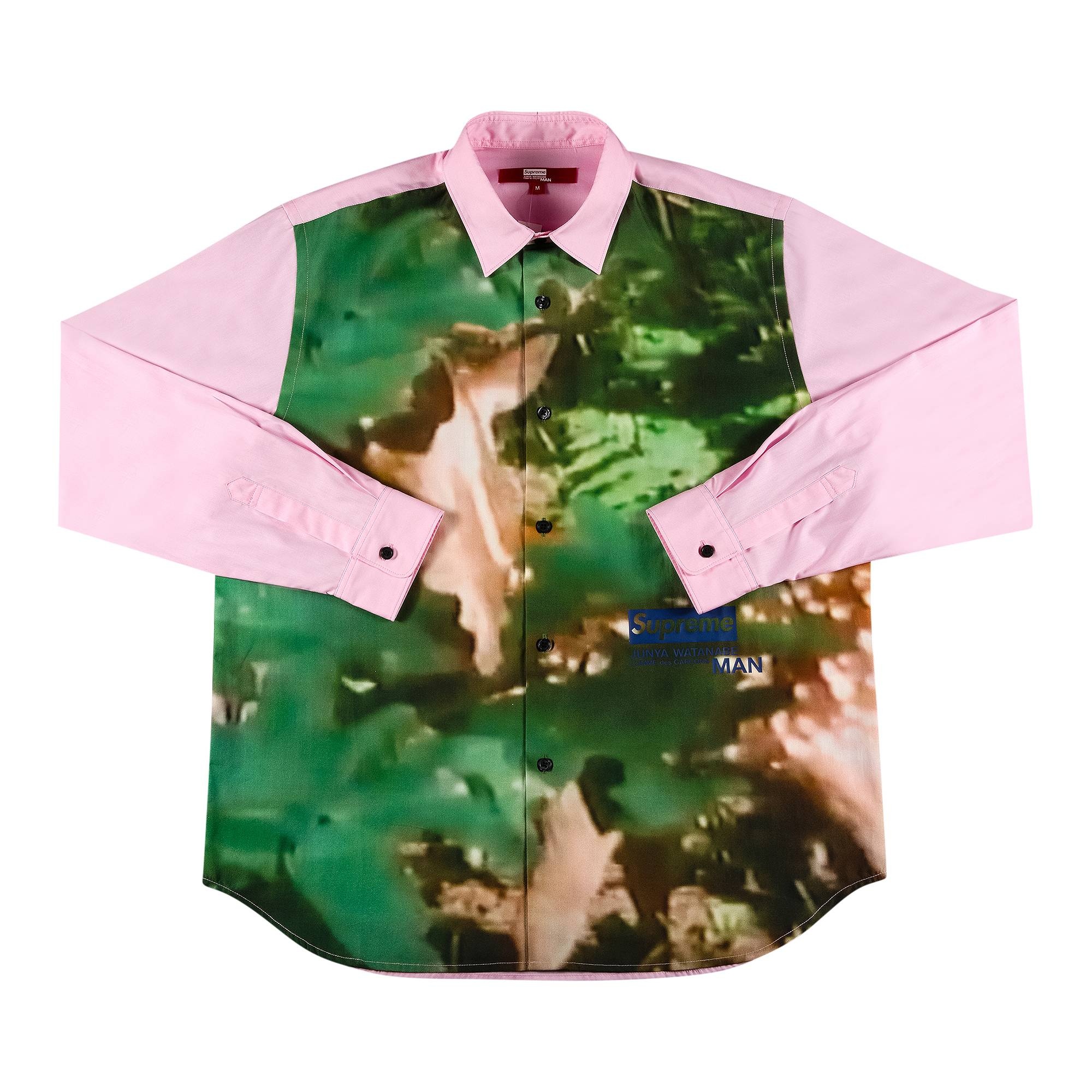 Supreme x Junya Watanabe x Comme des Garçons MAN Nature Shirt 'Pink' - 1