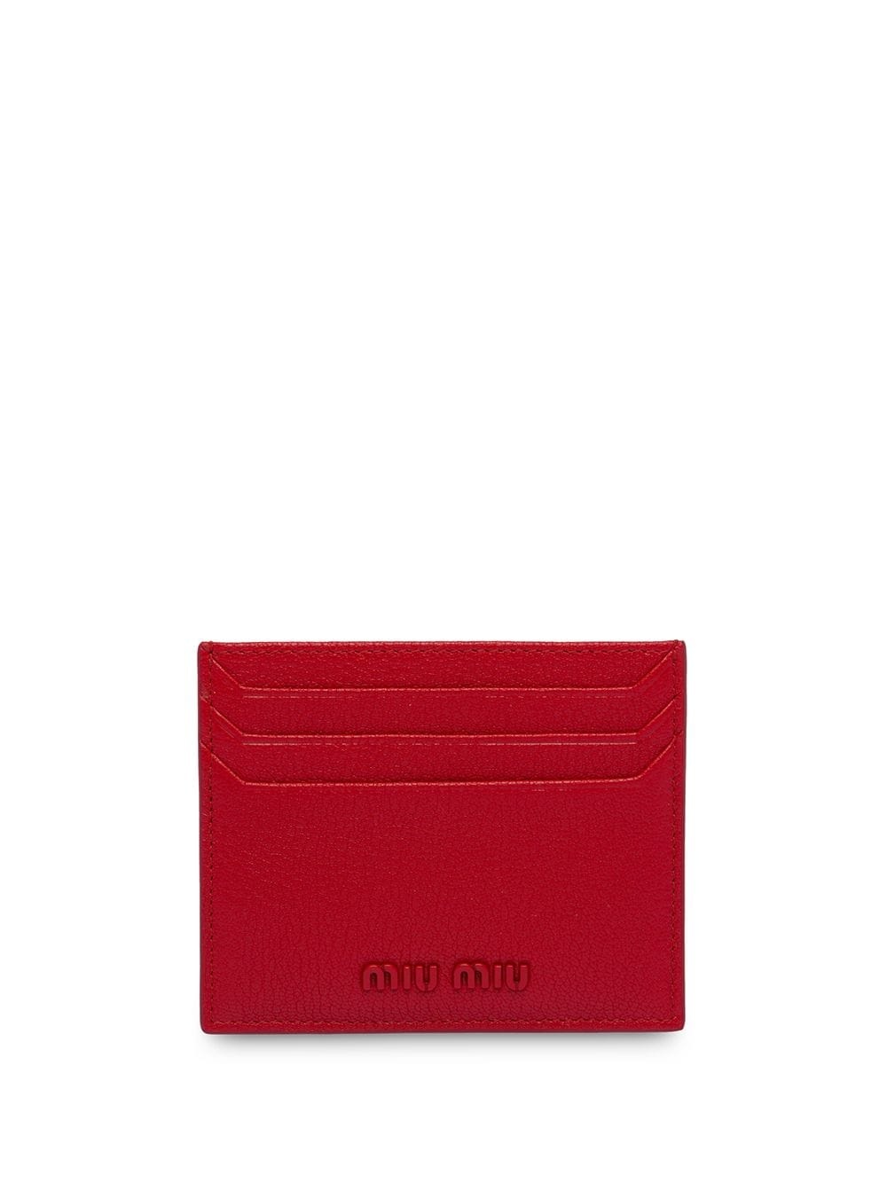 Madras leather card holder - 1