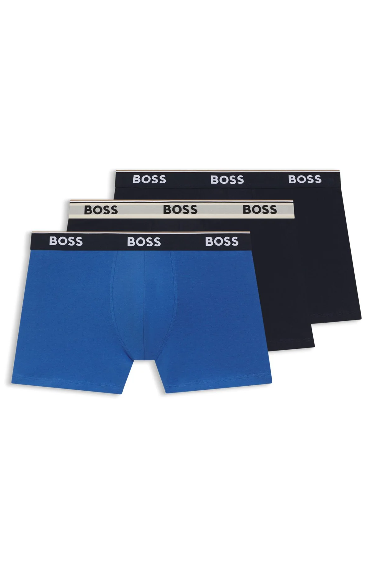 THREE-PACK OF BOXER BRIEFS IN STRETCH COTTON - 1