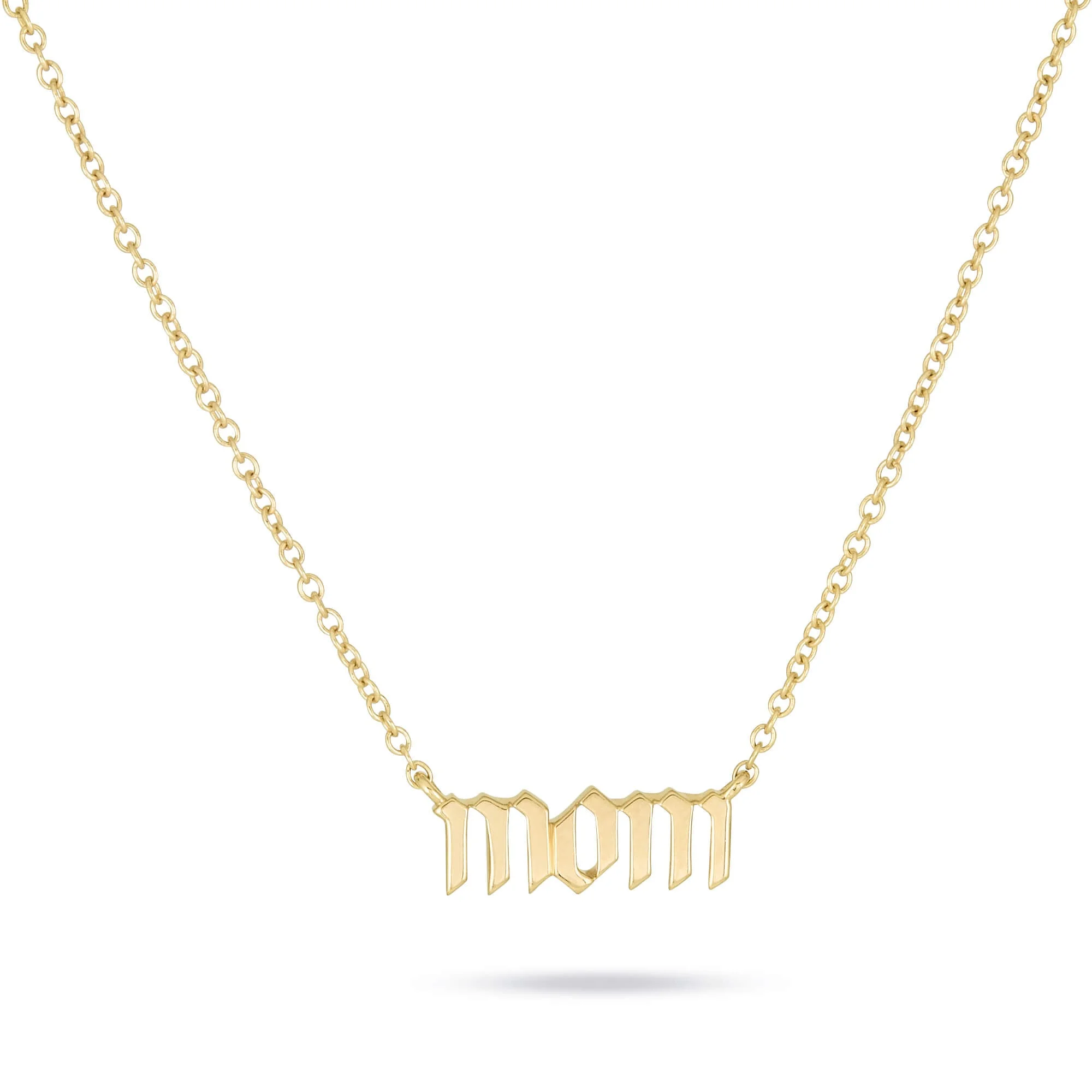 Gold Gothic Mom Choker Necklace - 1