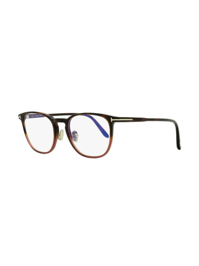 TOM FORD Blue Block square-frame glasses outlook