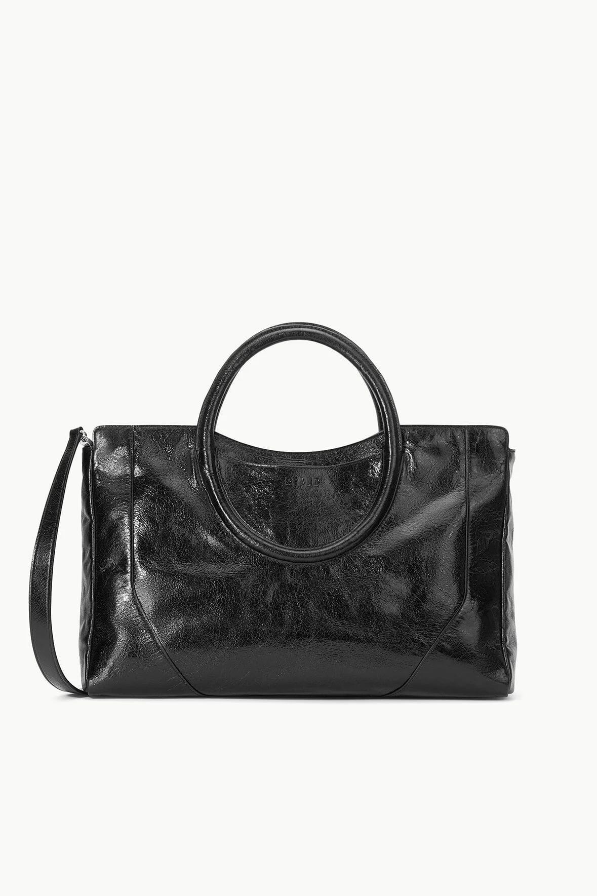STAUD MAUDE SATCHEL BLACK - 1