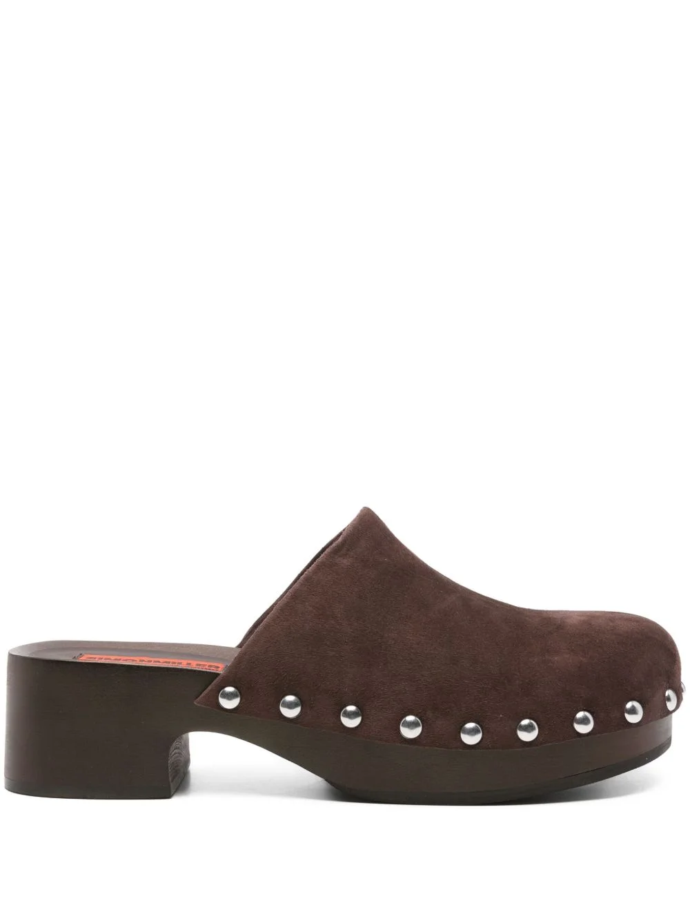 suede clog pumps - 1