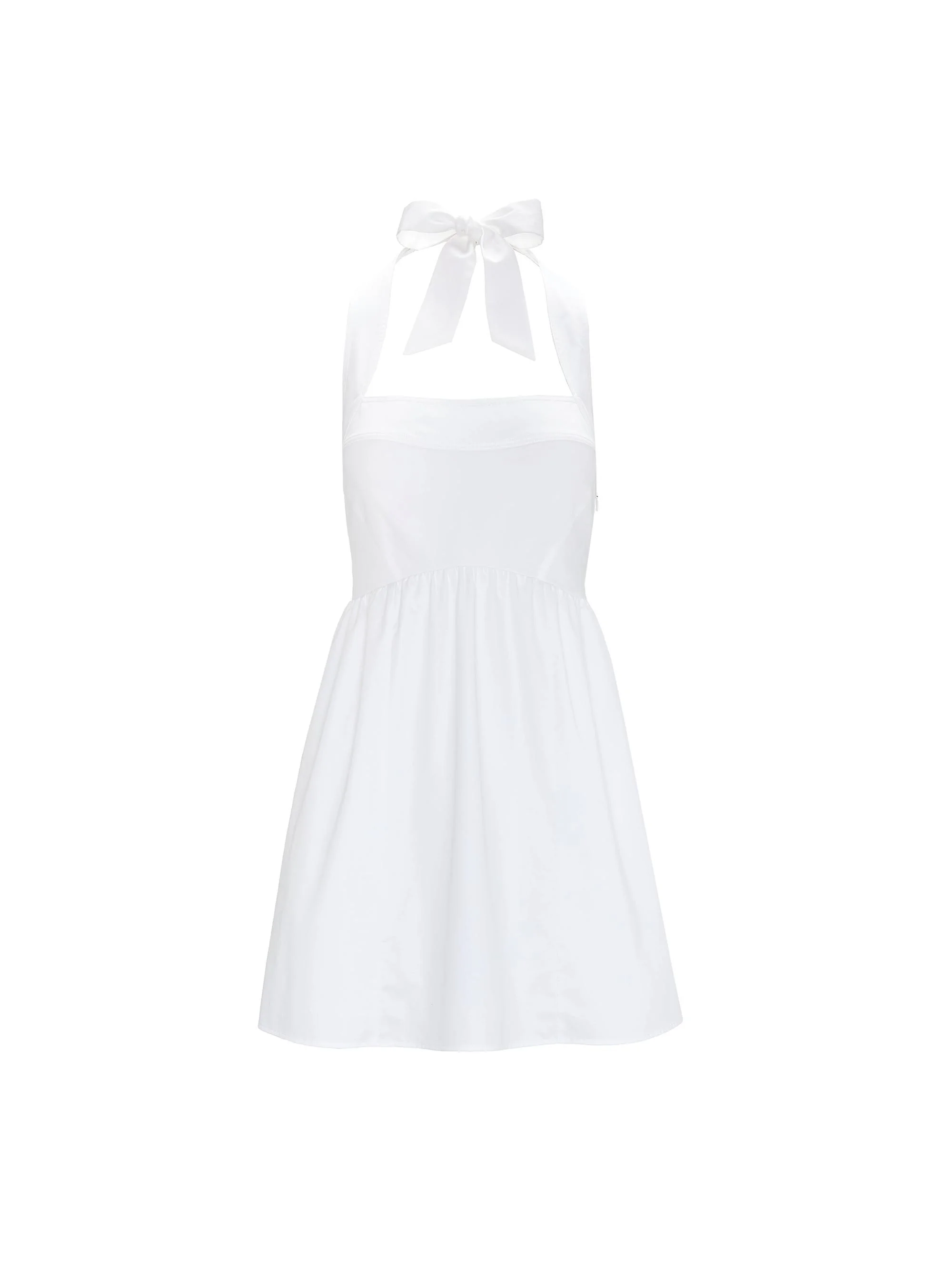 Women's The Fleur Mini Dress - White - 1