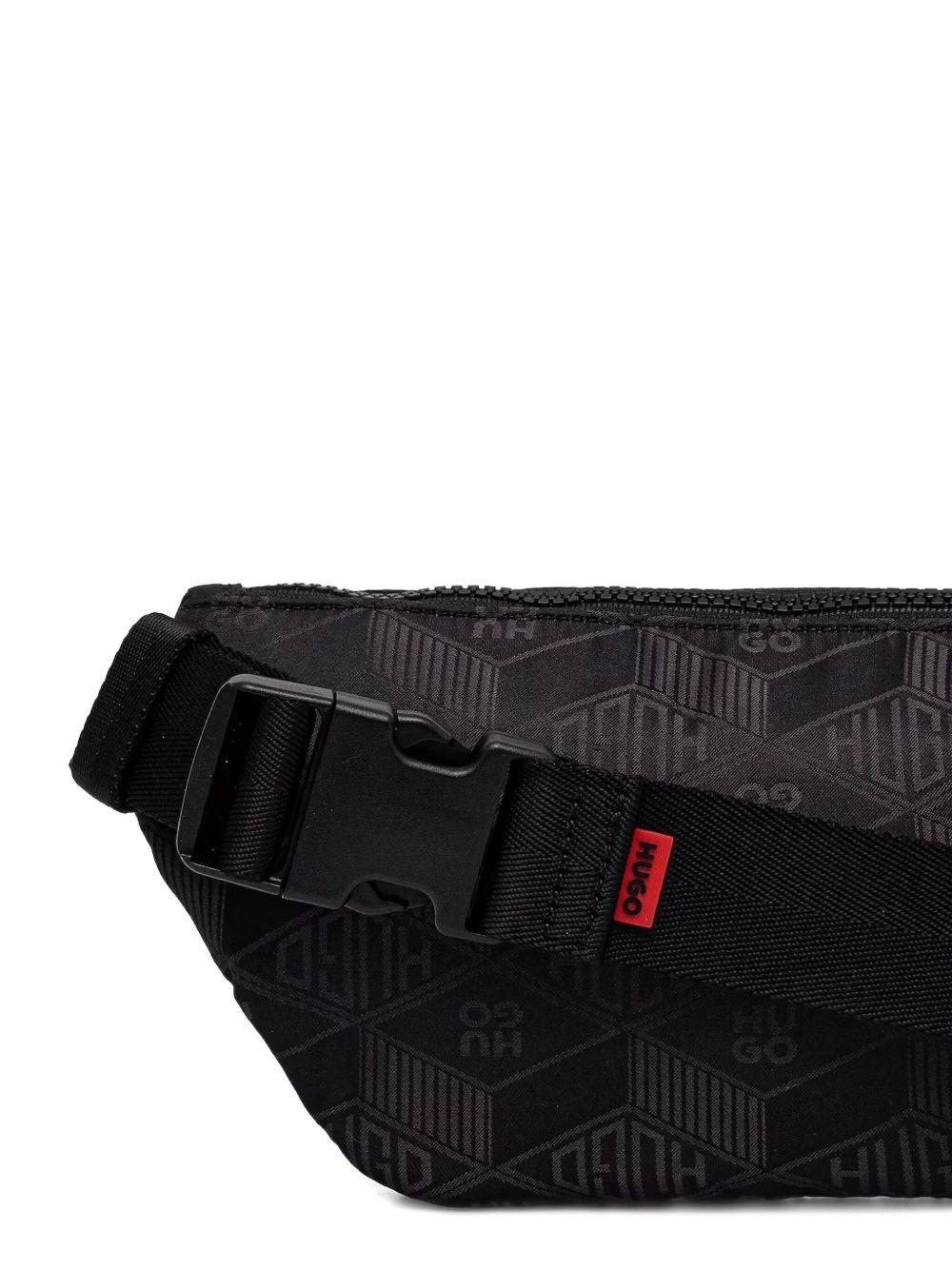 logo-embossed belt bag - 3