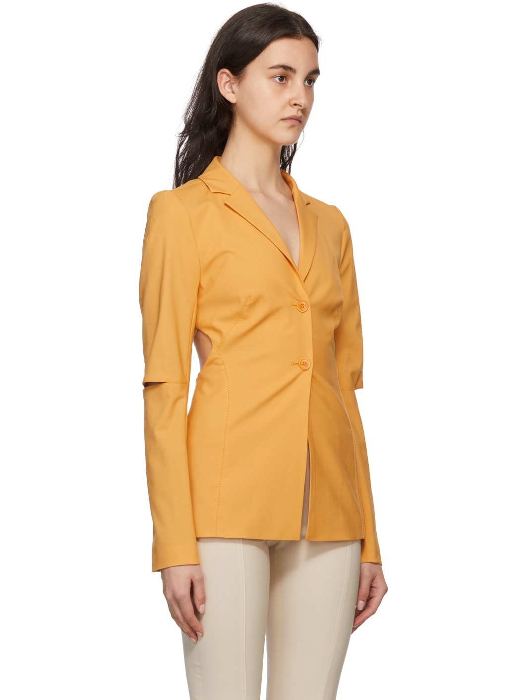 Orange 'La Veste Melo' Blazer - 2