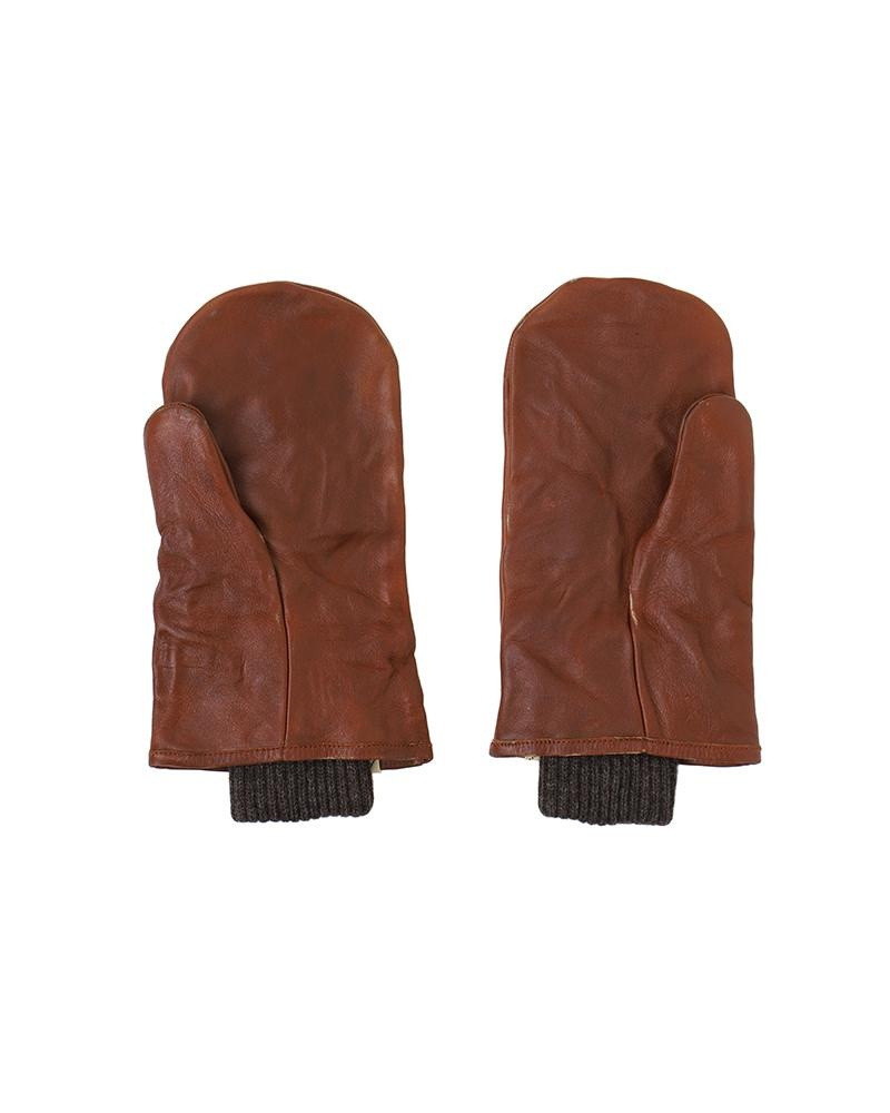 visvim MUSHER MITTENS (IT VEG.H) BROWN outlook