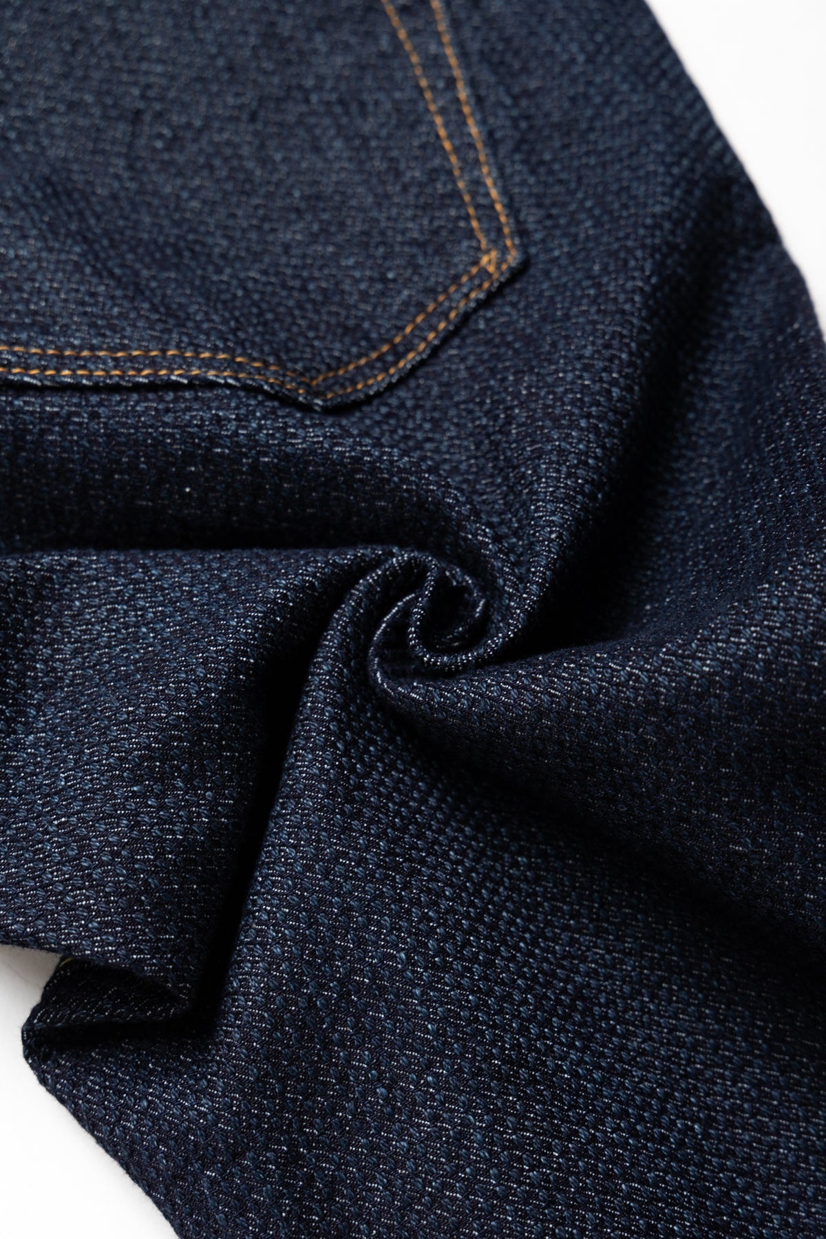 1170-2-ID Sashiko 5P Pants Relax Tapered - Indigo x Indigo - 12